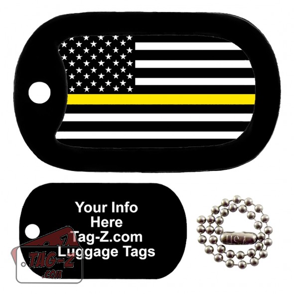 Thin Gold Line Dispatchers LUGGAGE TAG Tag-Z